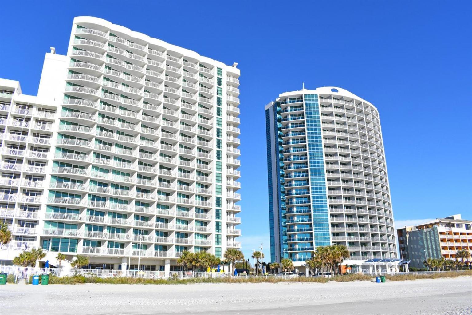 Stunning Ocean Front Views Steps To Boardwalkpier Lägenhet Myrtle Beach Exteriör bild