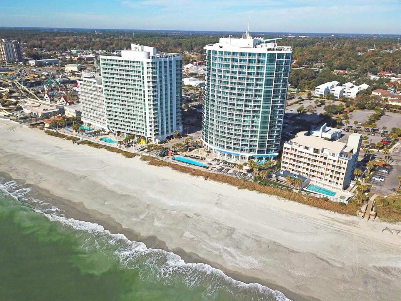 Stunning Ocean Front Views Steps To Boardwalkpier Lägenhet Myrtle Beach Exteriör bild