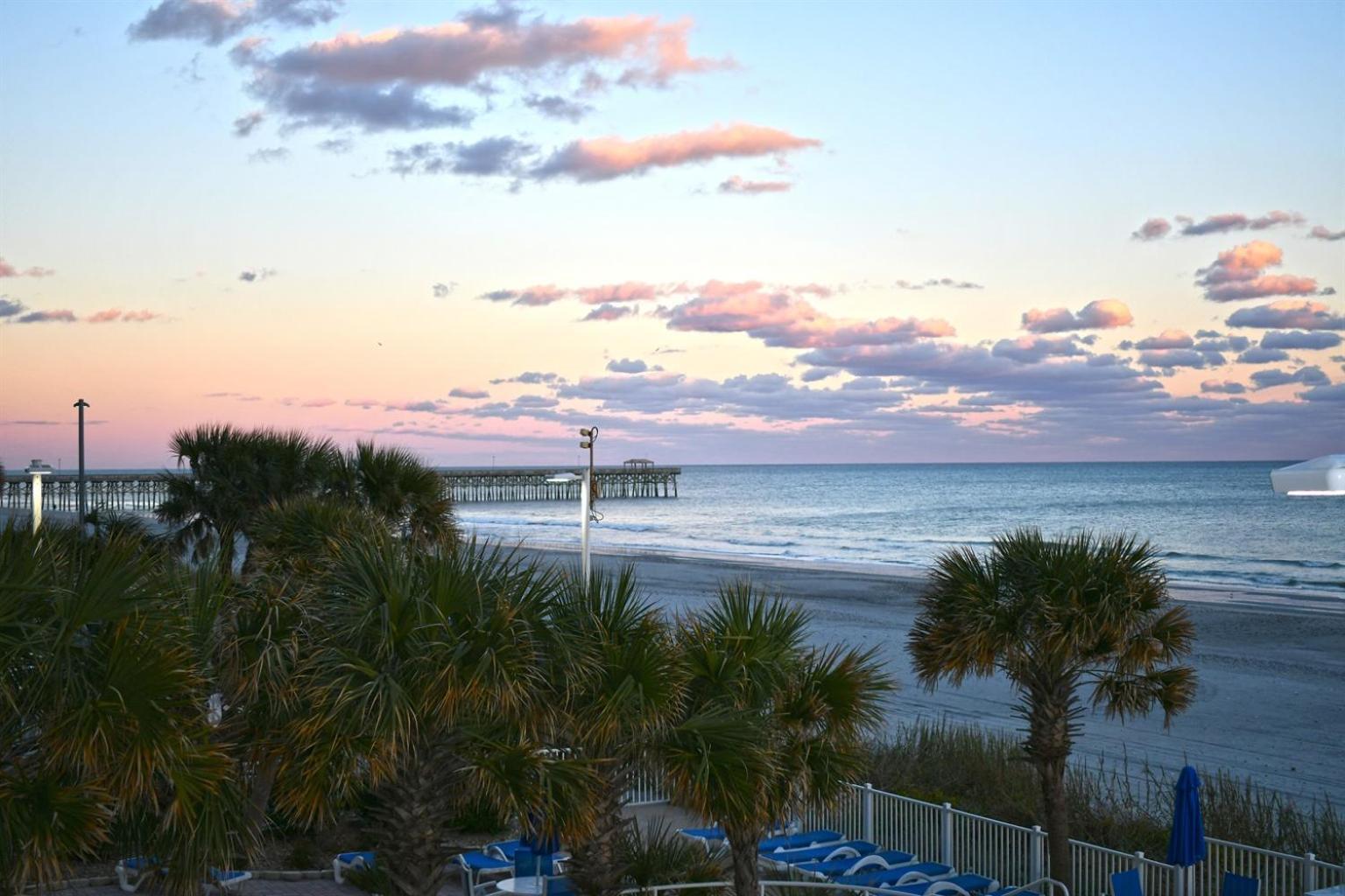 Stunning Ocean Front Views Steps To Boardwalkpier Lägenhet Myrtle Beach Exteriör bild