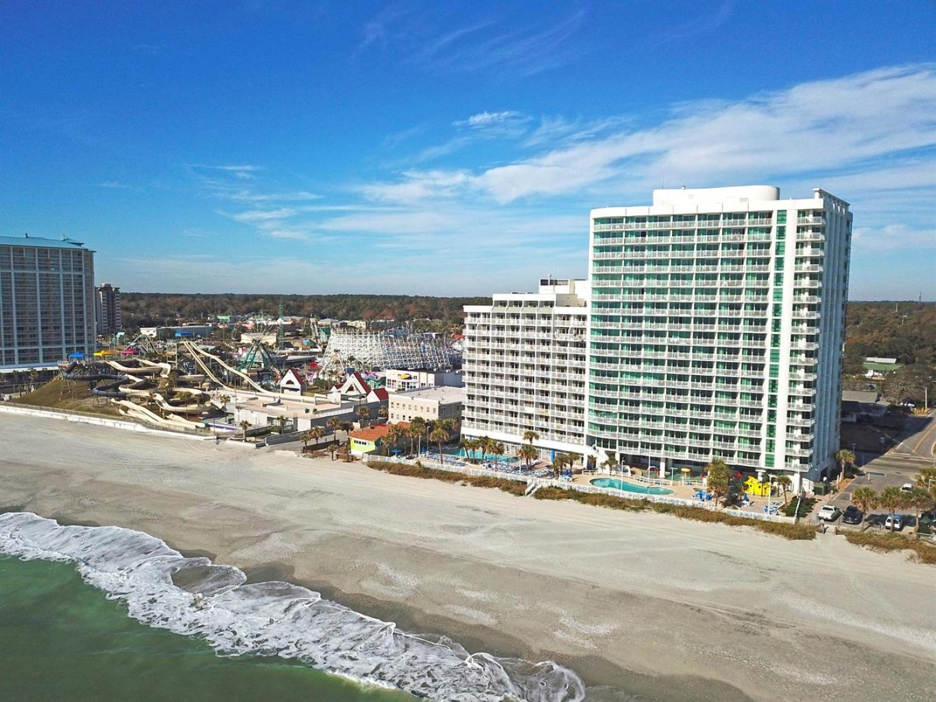 Stunning Ocean Front Views Steps To Boardwalkpier Lägenhet Myrtle Beach Exteriör bild