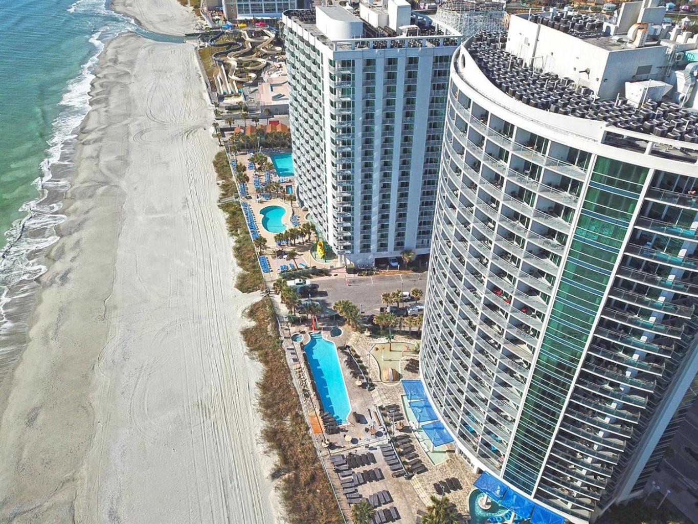 Stunning Ocean Front Views Steps To Boardwalkpier Lägenhet Myrtle Beach Exteriör bild