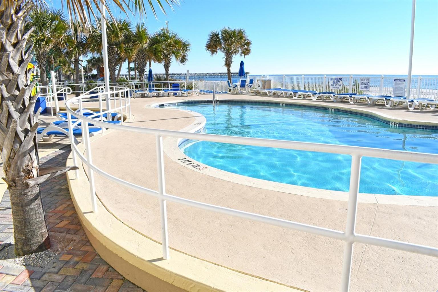 Stunning Ocean Front Views Steps To Boardwalkpier Lägenhet Myrtle Beach Exteriör bild