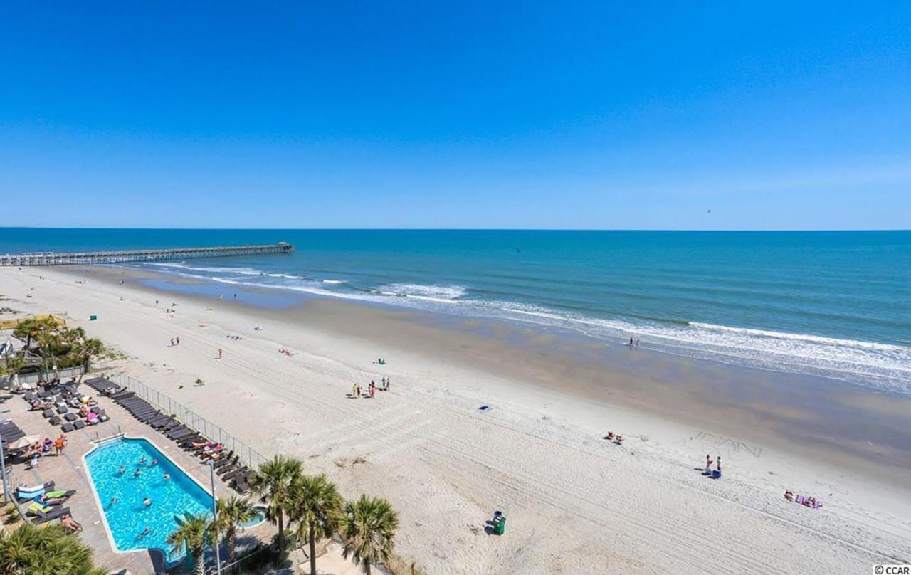 Stunning Ocean Front Views Steps To Boardwalkpier Lägenhet Myrtle Beach Rum bild