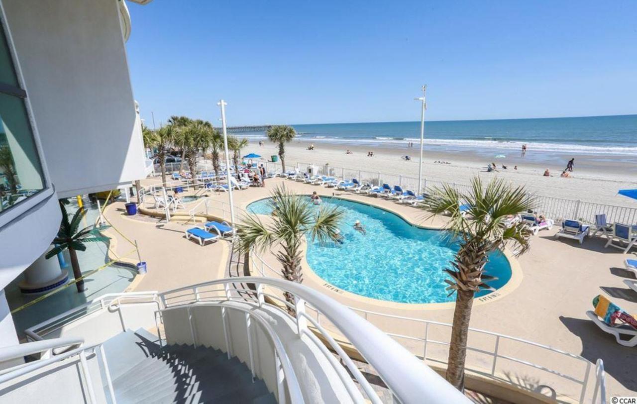 Stunning Ocean Front Views Steps To Boardwalkpier Lägenhet Myrtle Beach Rum bild